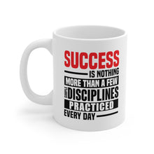 Load image into Gallery viewer, Success Design No 1 - White Mug 11oz (Design printed on front & back)