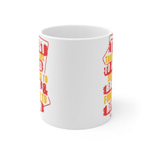 Load image into Gallery viewer, Trust Design No 3 - White Mug 11oz (Design printed on front &amp; back)
