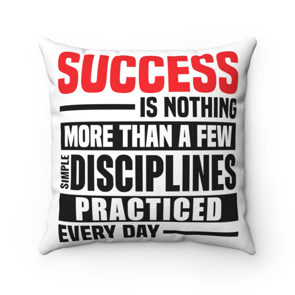 SUCCESS Design No1 Spun Polyester Square Pillow