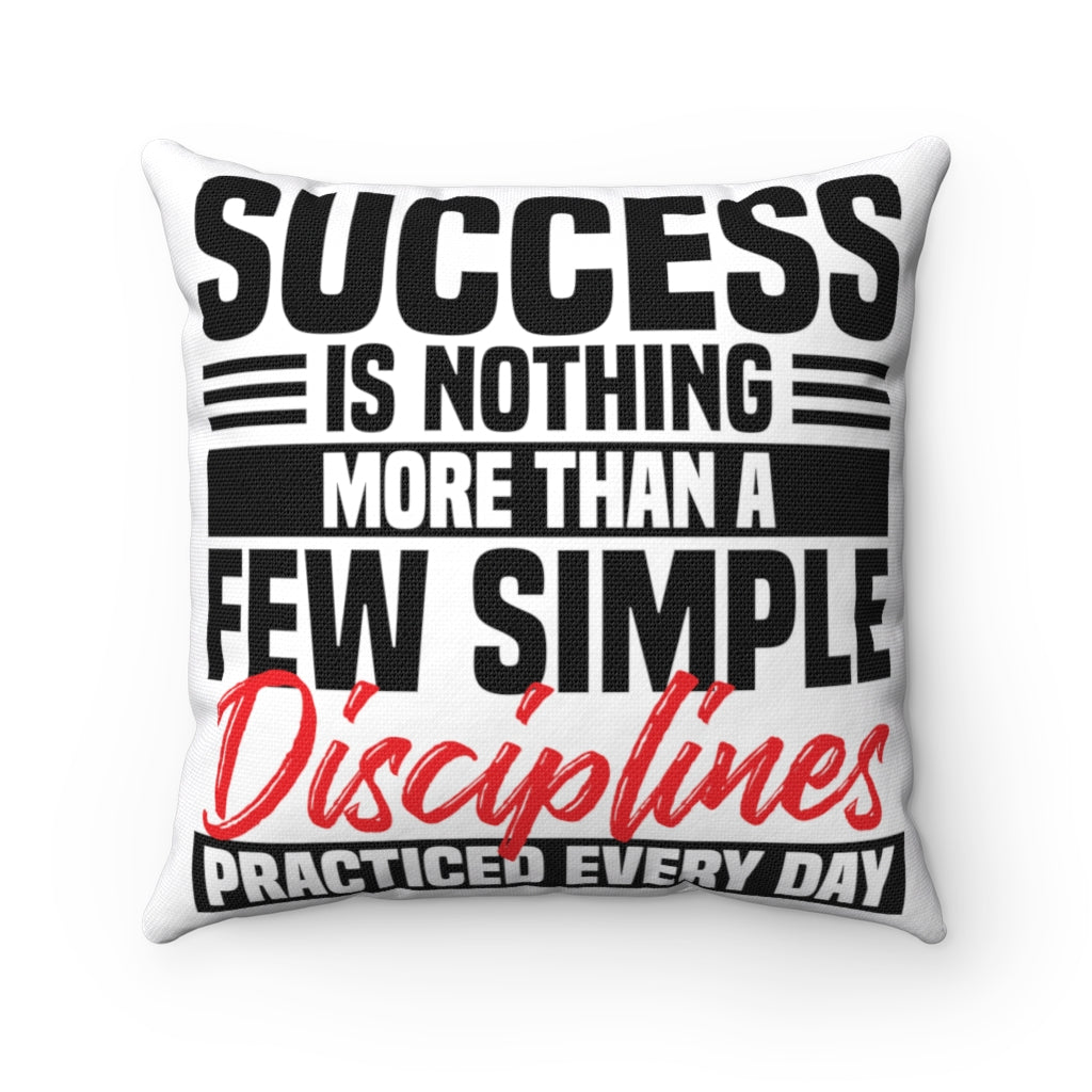 SUCCESS Design No 2 Spun Polyester Square Pillow