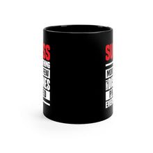 Load image into Gallery viewer, Success Design No 1 - Black mug 11oz  (Design printed on front &amp; back)
